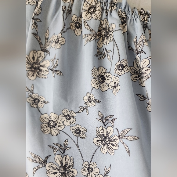 Sanctuary blouse | M | blue floral - Picture 3 of 4